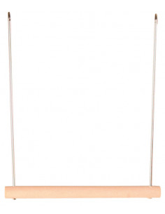 Trapets, trä, 12 × 13 cm