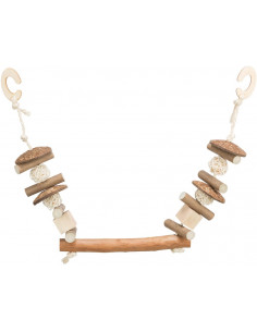 Lekgunga, cocos/trä/rotting, 20 × 30 cm