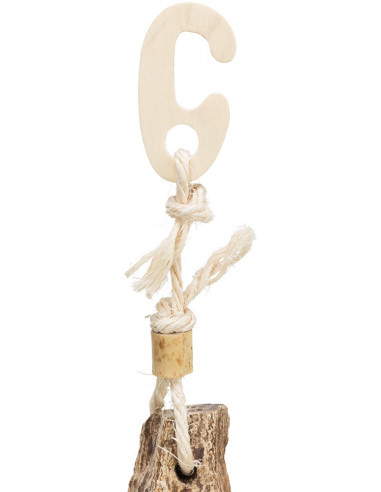 Naturleksak, mahogny/snäckor