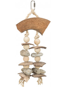 Naturleksak, cocos/snäckor