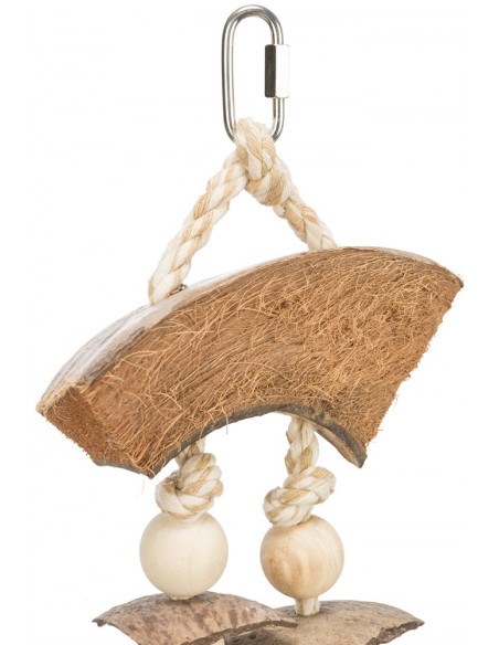 Naturleksak, cocos/snäckor