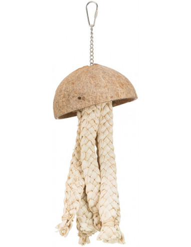 Naturleksak, cocos/bananblad, 37 cm