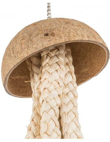 Naturleksak, cocos/bananblad, 37 cm