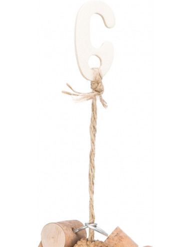 Naturleksak ring-gunga, trä, ø 11 cm