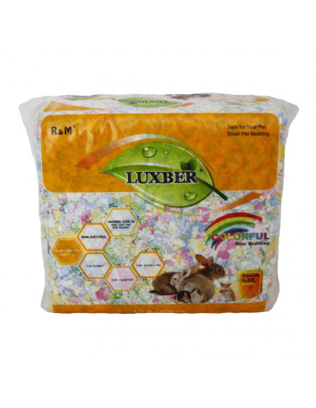 Naturligt Pappersströ 4.1L/570gr Mixfärg