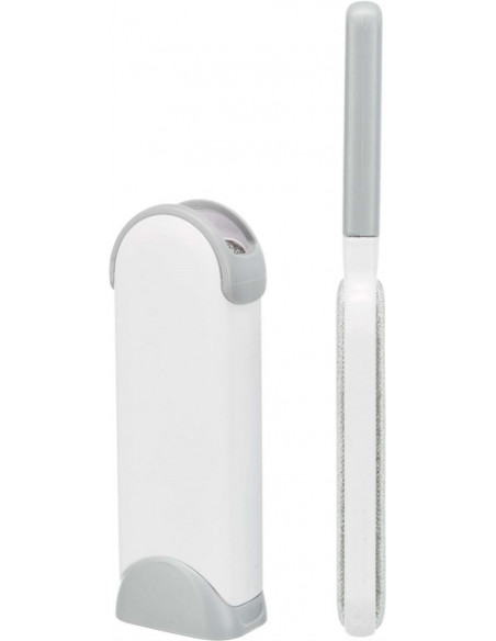 Kläd och textilborste med rensstation