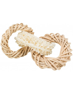 Luffaring med rotting och majsbladringar