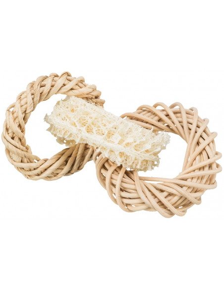 Luffaring med rotting och majsbladringar