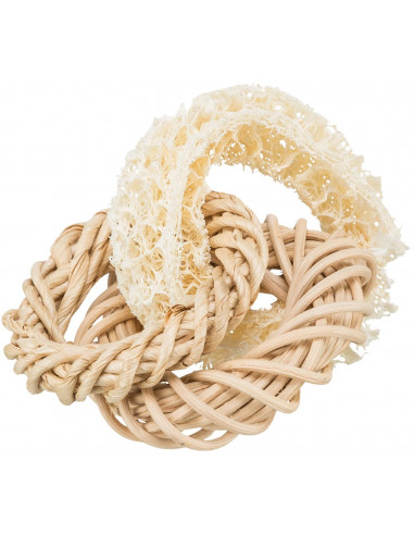 Luffaring med rotting och majsbladringar