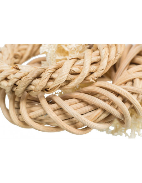 Luffaring med rotting och majsbladringar