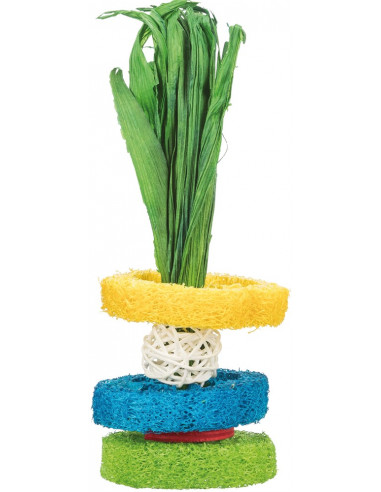 Luffaringar med rottingboll & träplatta