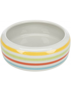 Keramikskål randig 2