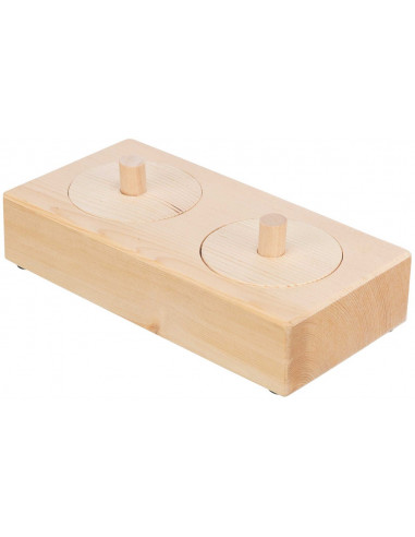 Snacksbox, Trä, 14 × 3 × 7 cm