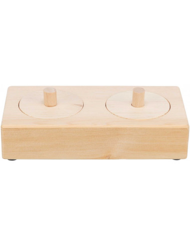 Snacksbox, Trä, 14 × 3 × 7 cm