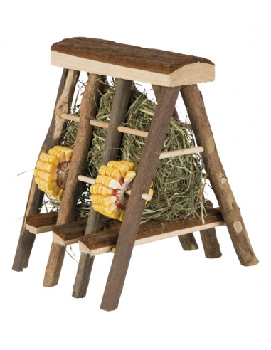 Höhäck med hö och fröringar