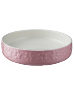 Keramikskål Rosa/Vit