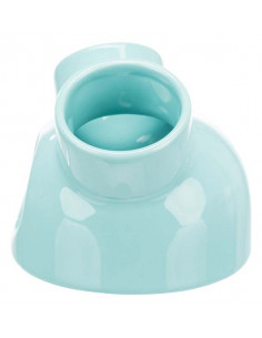 Keramikhus med 3 ingångar, mus, ø 12 × 10 cm, turkos 2