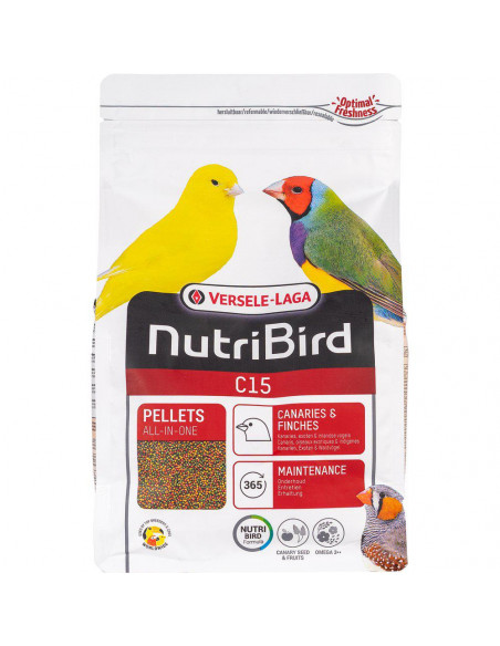 Nutribird C15 Pellets För Kanarie Och Fink 1kg